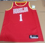 NBA 1 Thompson Rockets Maillot Retro Rouge